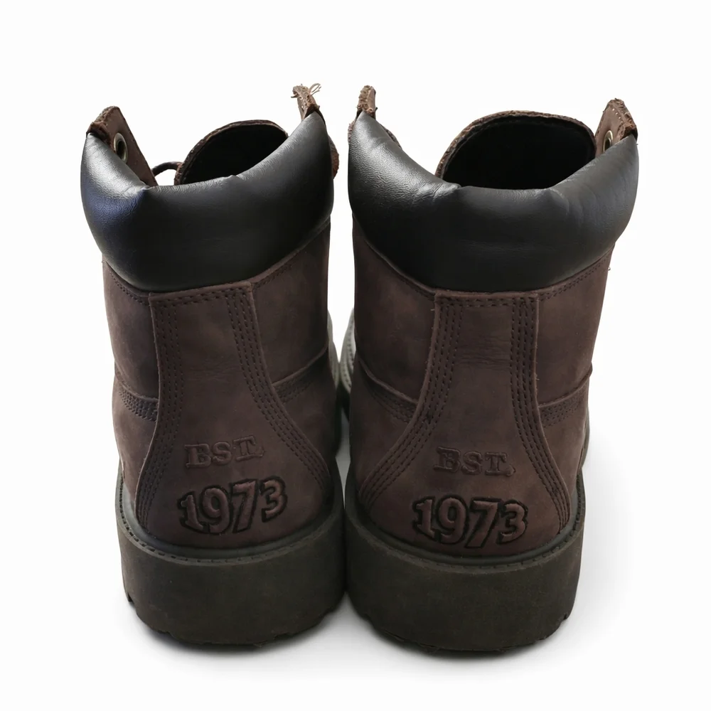 Timberland waterproof boots dark brown nubuck leather Mens US 5